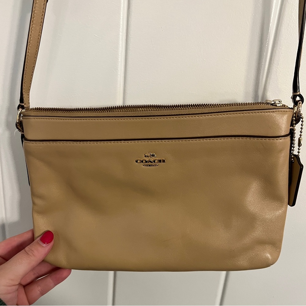 Tan Coach Crossbody